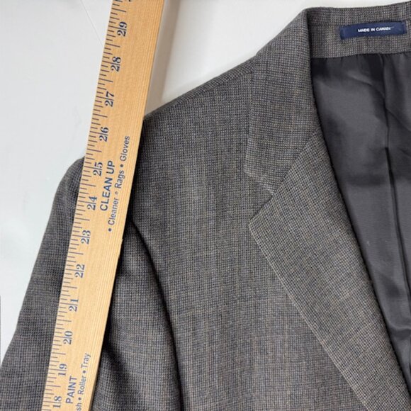 Ralph Lauren Men’s Blazer 44R Gray Wool Cashmere Sport Coat Jacket 2-Button RRL - Picture 11 of 13